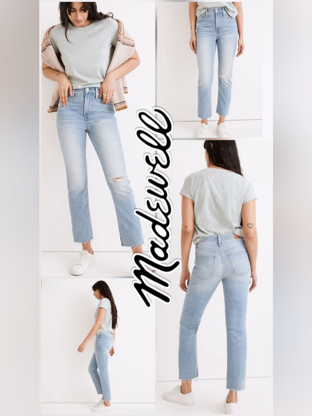 Madewell The Perfect Vintage High-Rise Mom Straight Jeans